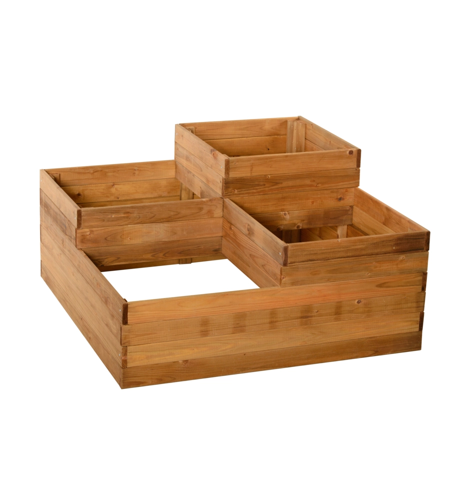 ORTO DA ESTERNO IN LEGNO FOUR, 90X90 CM