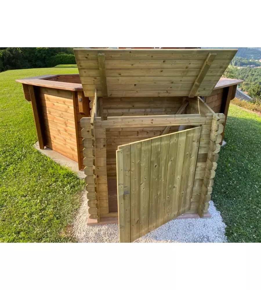 Armadio accessori piscina Roby 120 x 89 cm