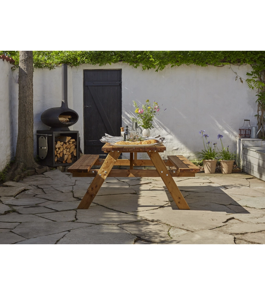 TAVOLO DA PIC NIC OASI, 177X154X74 CM