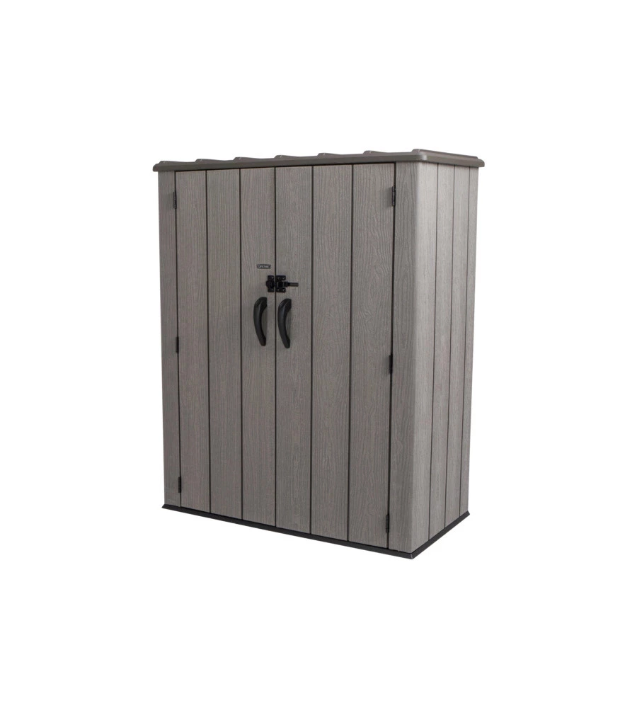 ARMADIO DA ESTERNO LIFETIME "MILANO" IN RESINA, 136X70X172 CM