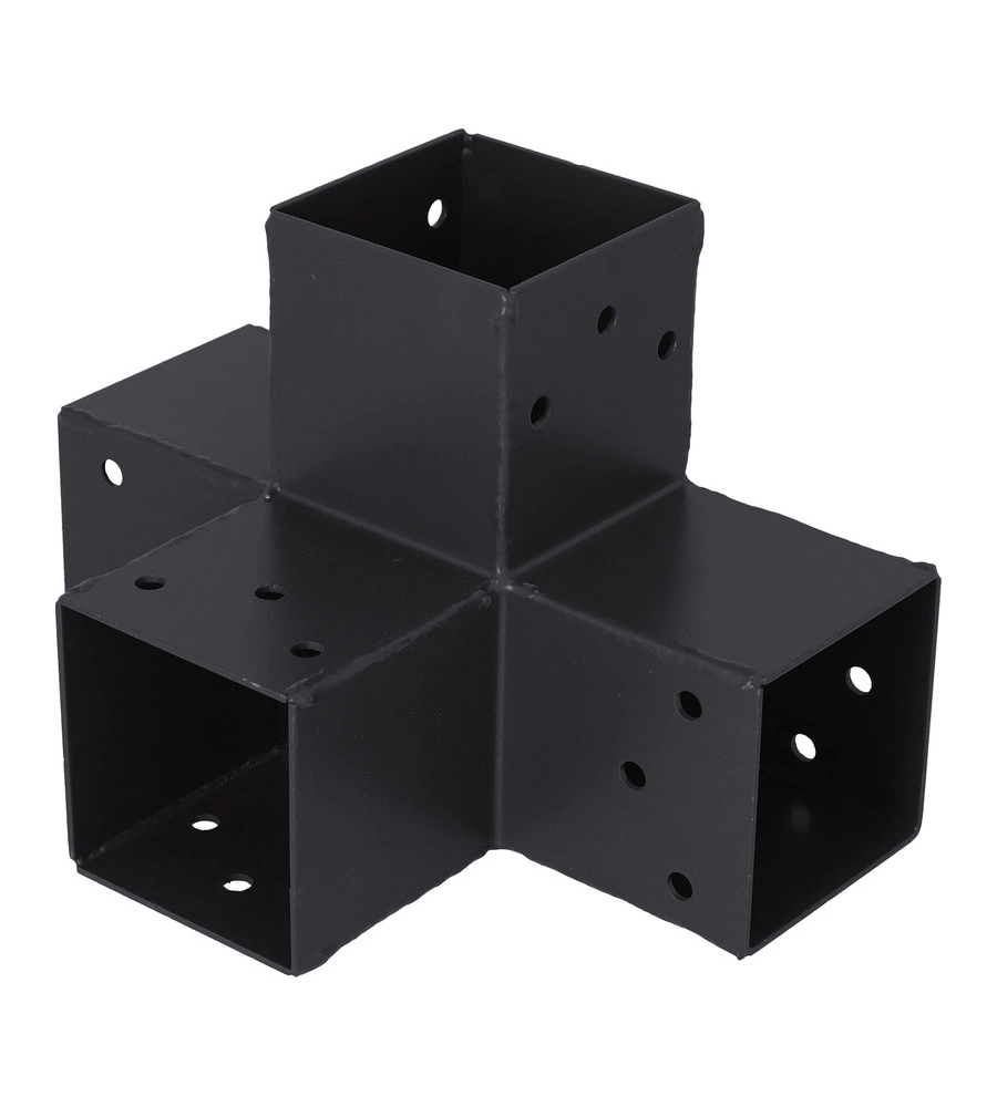 CONNETTORE PLUG-IN PER PALO 7X7 A 4 CONNESSIONI AD ANGOLO 90°, ANTRACITE - SUKI