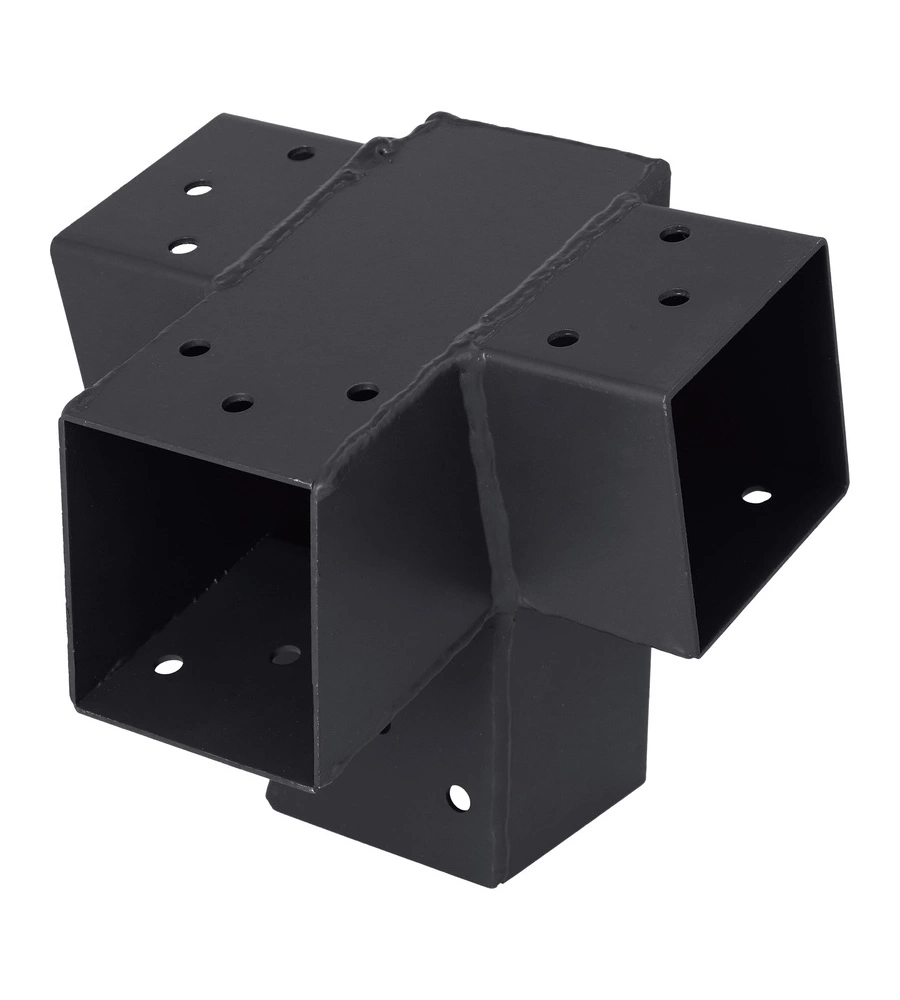 CONNETTORE PLUG-IN PER PALO 7X7 - 4 CONNESSIONI AD ANGOLO 75° - ANTRACITE