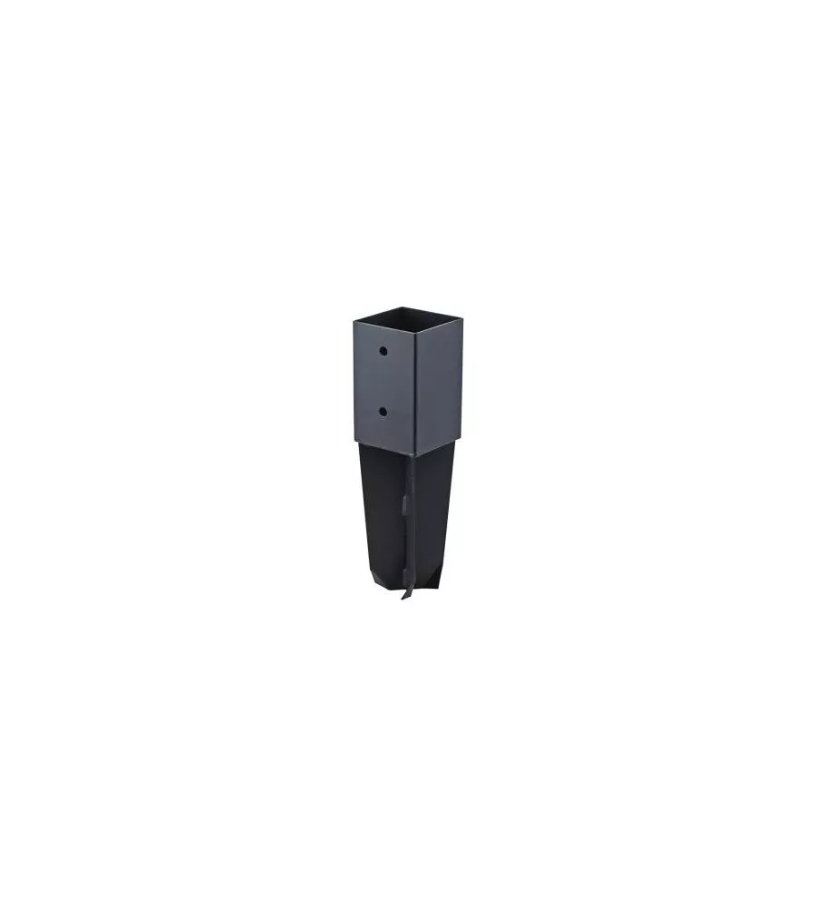 SUPPORTO VERTICALE PER ANCORAGGIO A TERRA ANTRACITE, 71X71 MM - SUKI