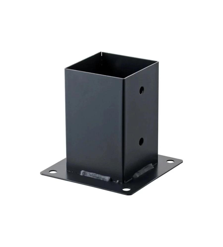 SUPPORTO PER ANCORAGGIO A TERRA ANTRACITE ANTRACITE, 71X71 MM - SUKI