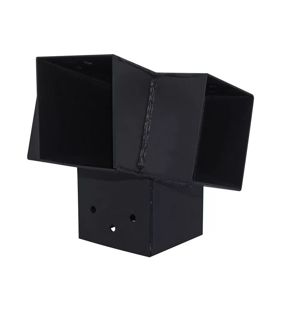 CONNETTORE PLUG-IN PER PALO 9X9 - 4 CONNESSIONI AD ANGOLO 105° - ANTRACITE