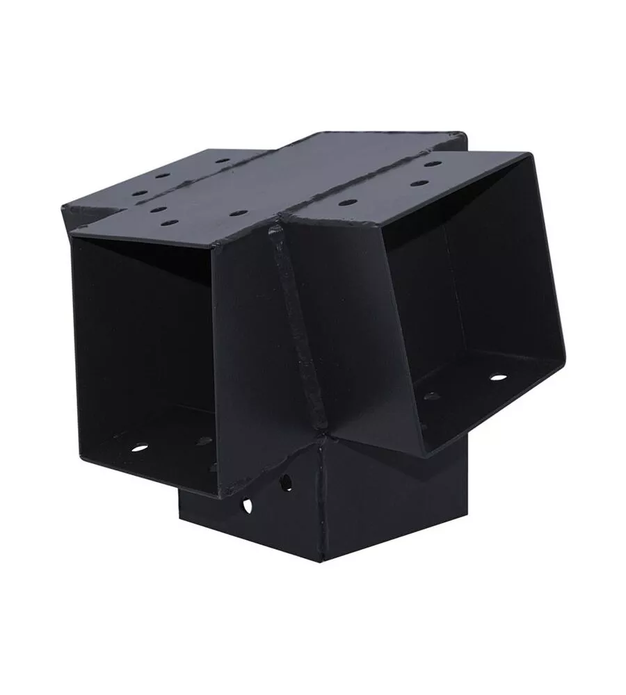 CONNETTORE PLUG-IN PER PALO 9X9 - 4 CONNESSIONI AD ANGOLO 75° - ANTRACITE