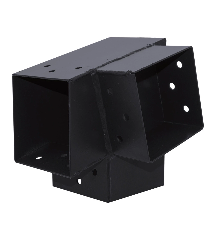 CONNETTORE ANGOLARE PLUG-IN 9x9 - 3 CONNESSIONI ANGOLO DESTRO 75° - ANTRACITE