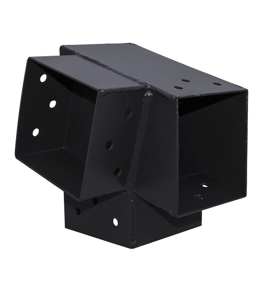 CONNETTORE ANGOLARE PLUG-IN 9x9 - 3 CONNESSIONI ANGOLO SINISTRO 75° - ANTRACITE
