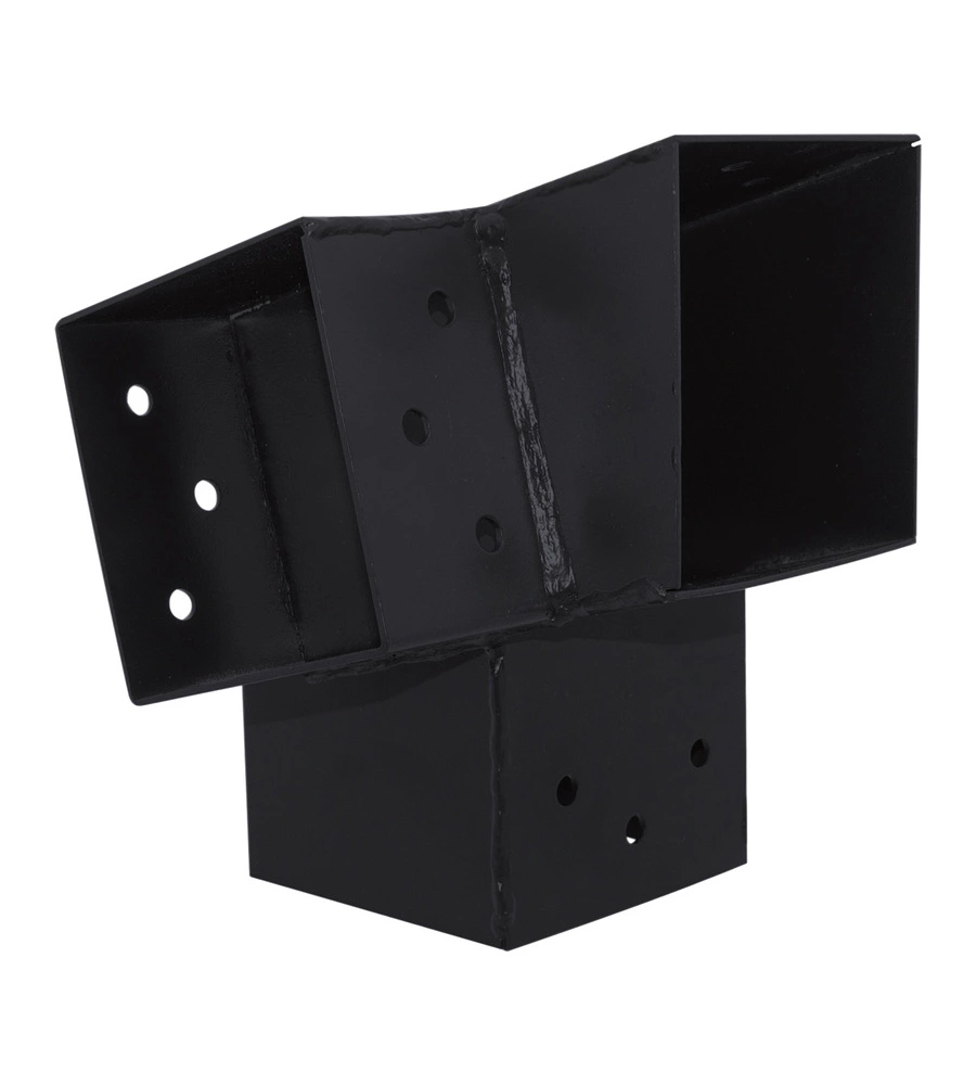 CONNETTORE ANGOLARE PLUG-IN 9x9 - 3 CONNESSIONI ANGOLO DESTRO 105° - ANTRACITE