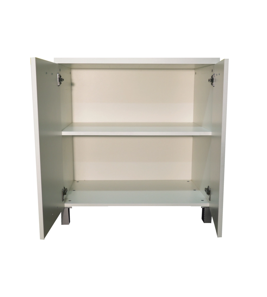 BASE CUCINA CON RIPIANO E 2 ANTE BIANCO "EASY", 80 CM