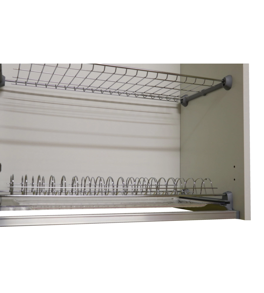 PENSILE DA CUCINA CON SCOLAPIATTI BIANCO - SKY - 60 CM