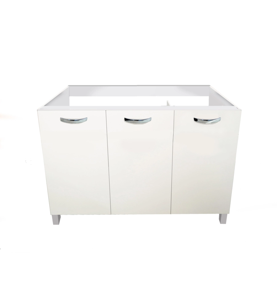 MOBILE SOTTOLAVELLO 3 ANTE BIANCO - SOFT - 120 CM
