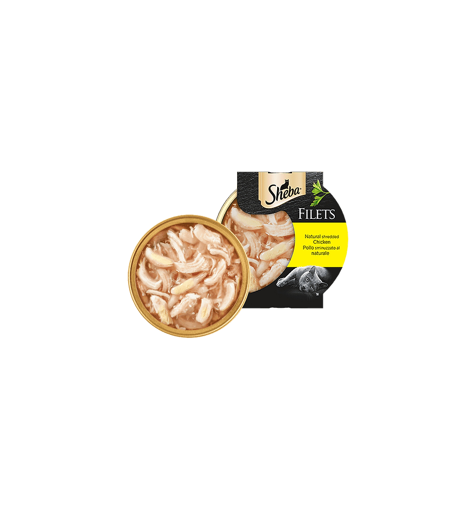 SHEBA - UMIDO PER GATTI FILETS POLLO AL NATURALE 60 GR