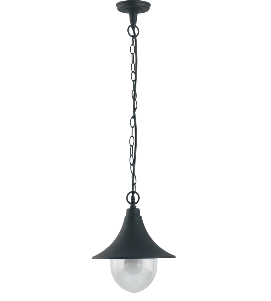 LAMPADA A SOSPENSIONE "PAVIA" NERA 26 CM, 1XE27