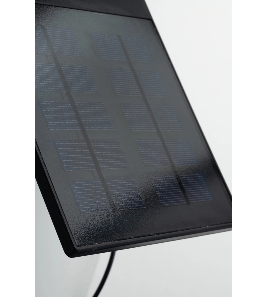 PROIETTORE LED "SHIVA" ANTRACITE CON PANNELLO SOLARE, 2X 1,5W