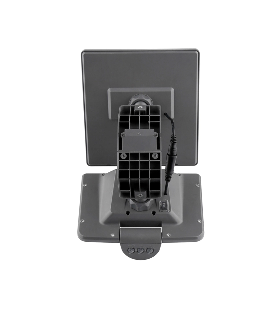 PROIETTORE LED "ULYSSE" ANTRACITE CON PANNELLO SOLARE, 10 W