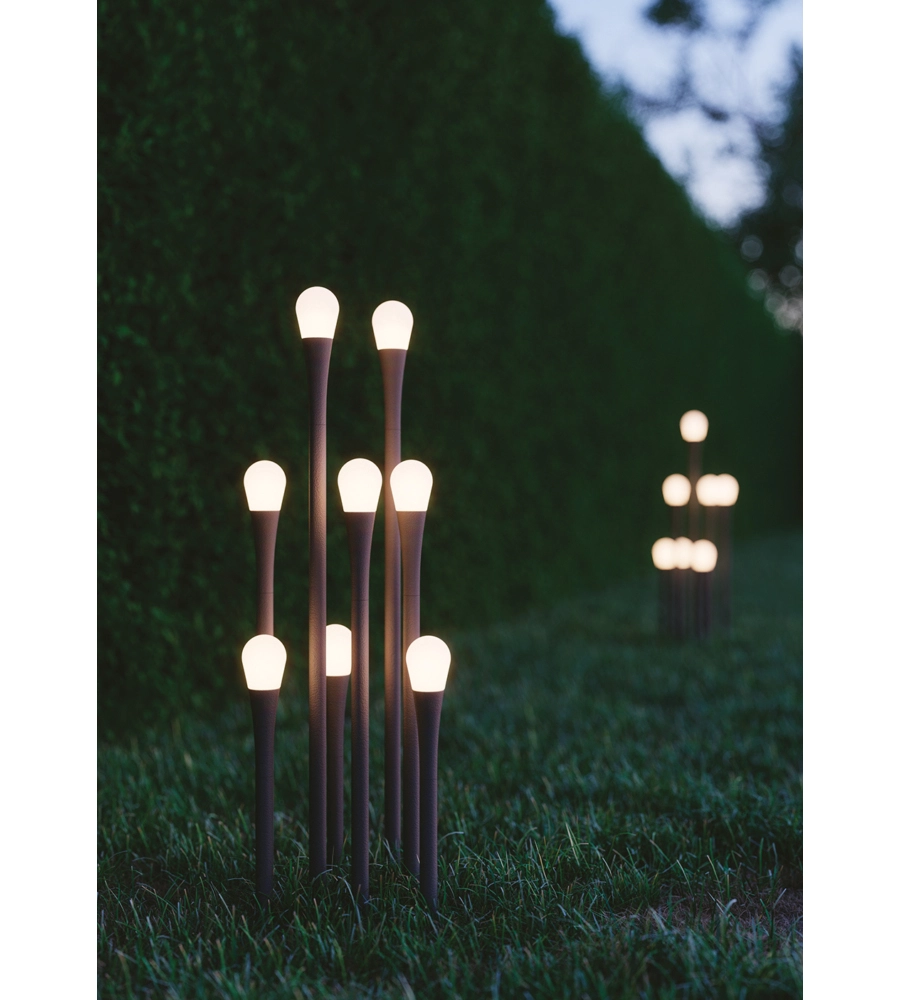 PALO LED "DROP" IN ALLUMINIO H74 CM, 1XG9