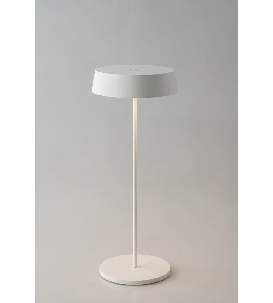 LUME LED PORTATILE "COCKTAIL" BIANCO 29,5 X 12 CM, 2.2 W