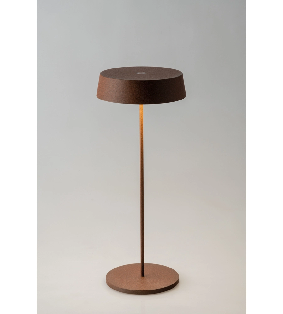 LUME LED PORTATILE "COCKTAIL" CORTEN 29,5 X 12 CM, 2.2 W