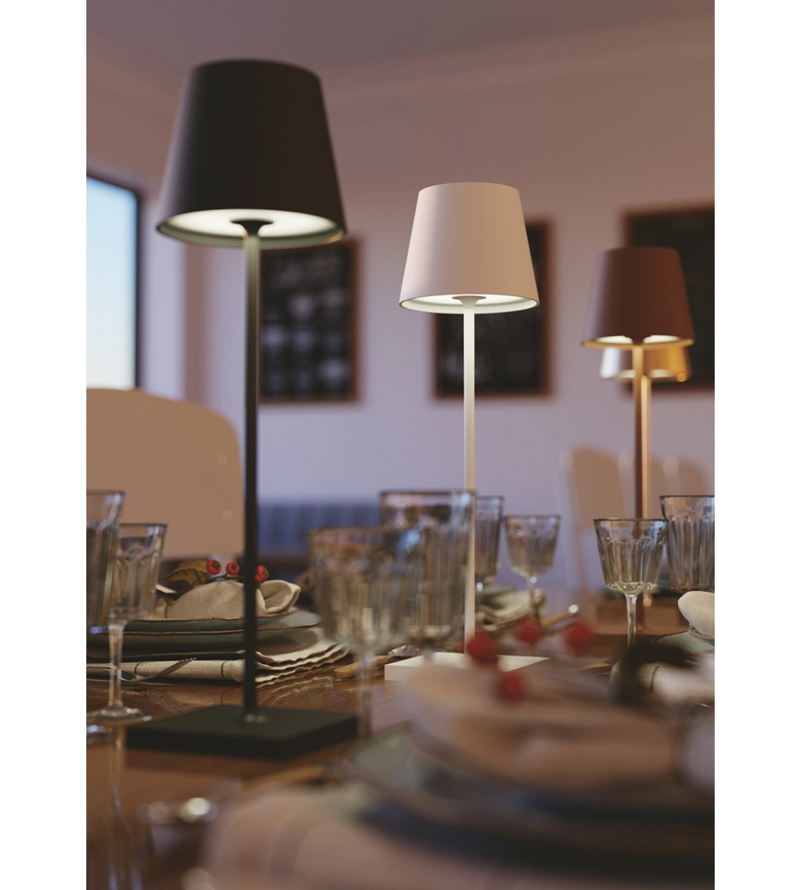 LUME LED PORTATILE "DRINK" BIANCO 38X11 CM, 2.2 W