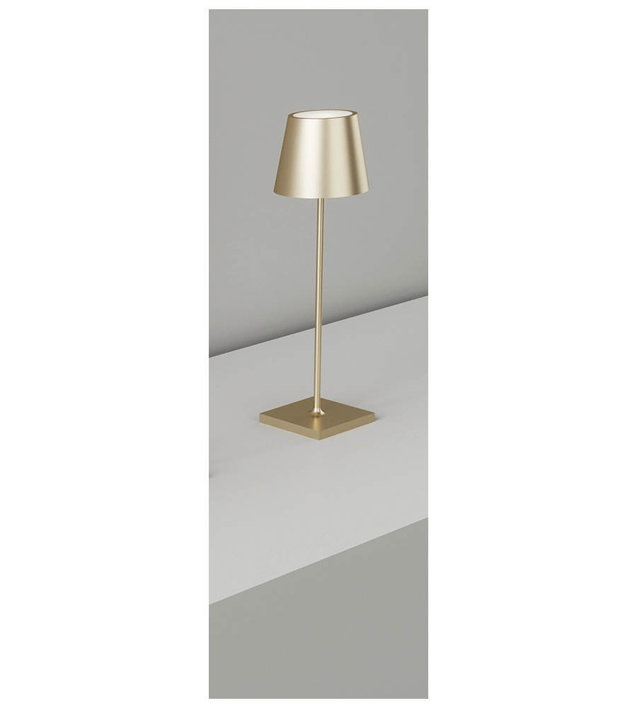 LUME LED PORTATILE "DRINK" ORO 38X11 CM, 2.2 W