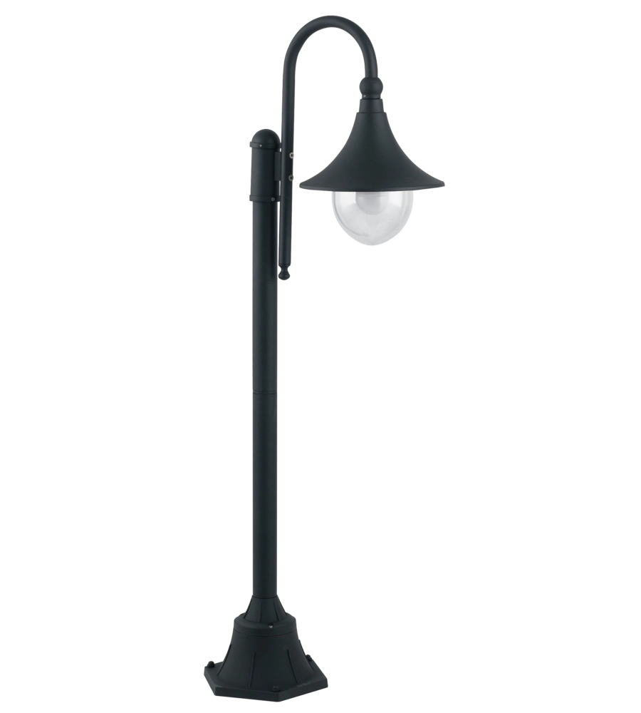 PALETTO "PAVIA" NERO 130X51 CM, 1XE27
