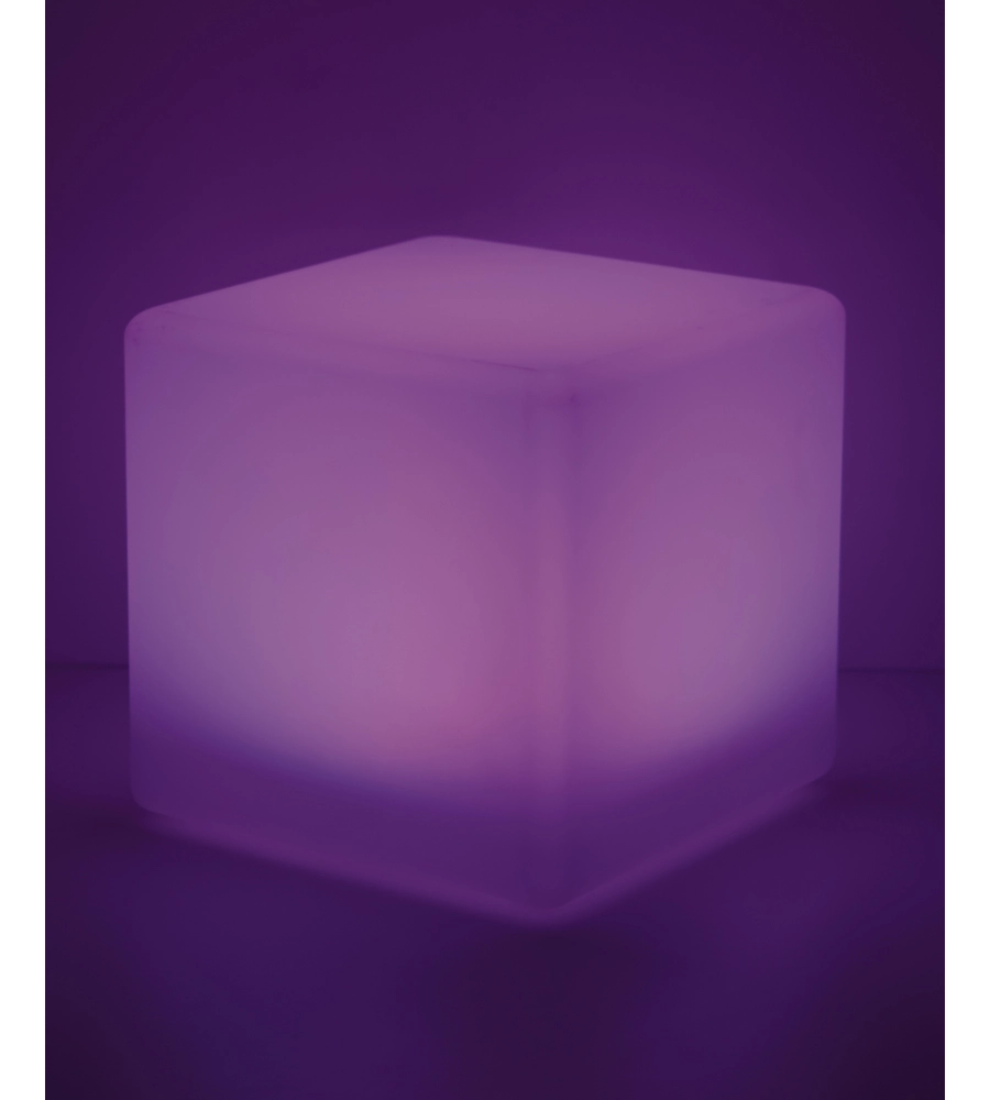 LUME DA GIARDINO SOLARE LED "GECO" BIANCO 40X40X40 CM, 1.5 W