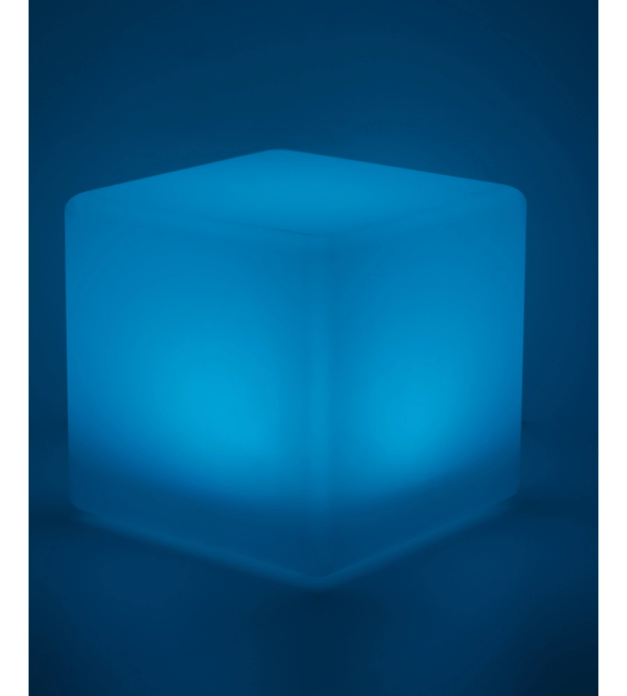 LUME DA GIARDINO SOLARE LED "GECO" BIANCO 40X40X40 CM, 1.5 W