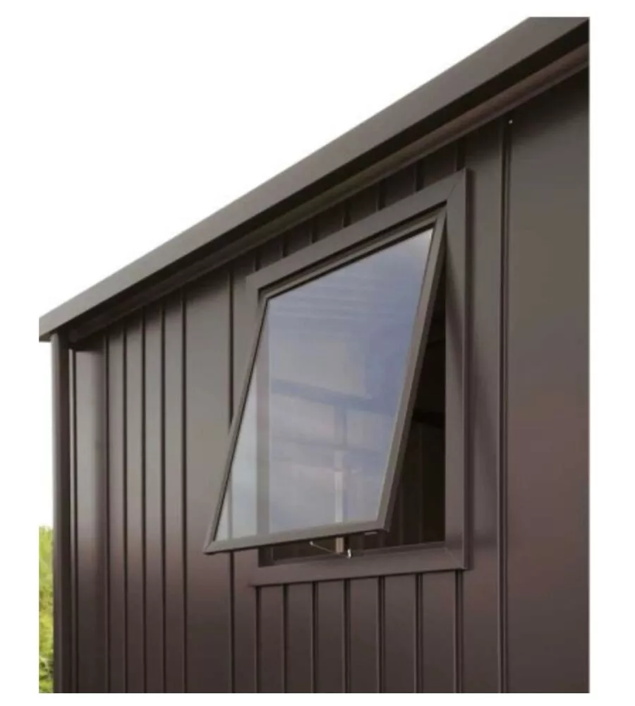 FINESTRA PER CASETTA EUROPA GRIGIO SCURO METALLIZZATO - BIOHORT 43050