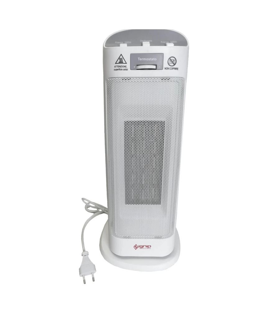 TERMOVENTILATORE A TORRETTA BIANCO 1000-2000 W