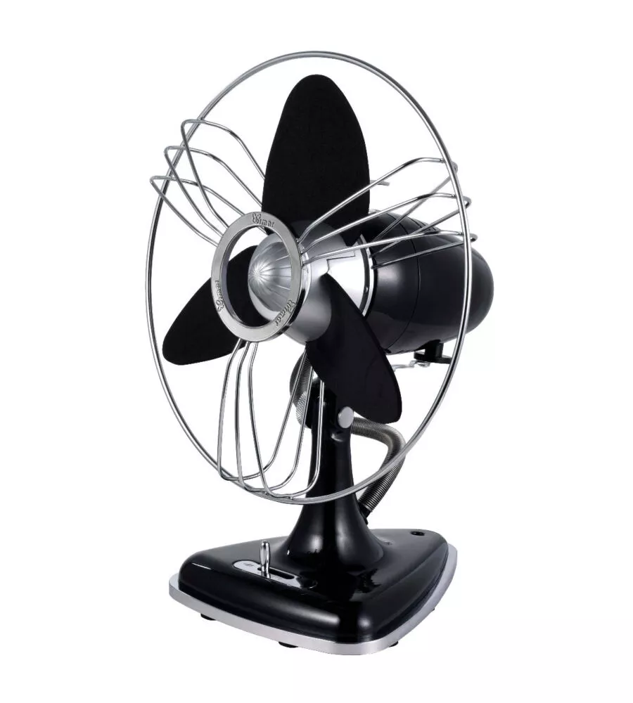 VENTILATORE DA TAVOLO IN METALLO CON FINITURE CROMATE - BIMAR VTM34NE