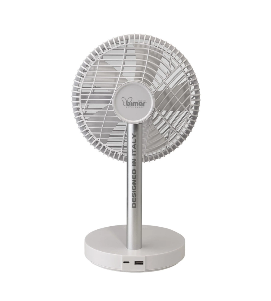 VENTILATORE DA TAVOLO CON BATTERIA RICARICABILE E WIFI - BIMAR VD200