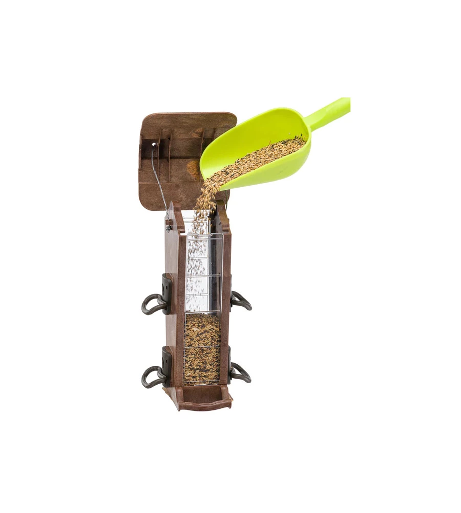 MANGIATOIA SILOS PER UCCELLI SELVATICI "JOK 21", 19X17X32 CM - FERPLAST