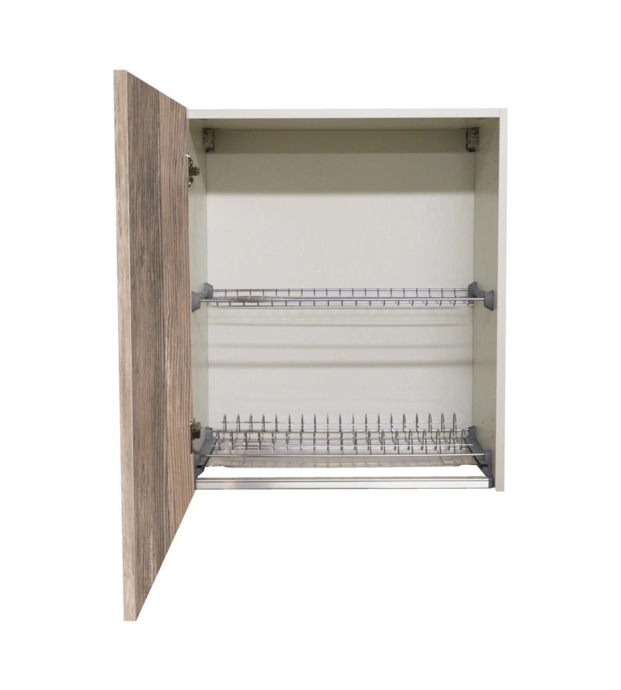 PENSILE DA CUCINA CON SCOLAPIATTI "SKY", 60 CM