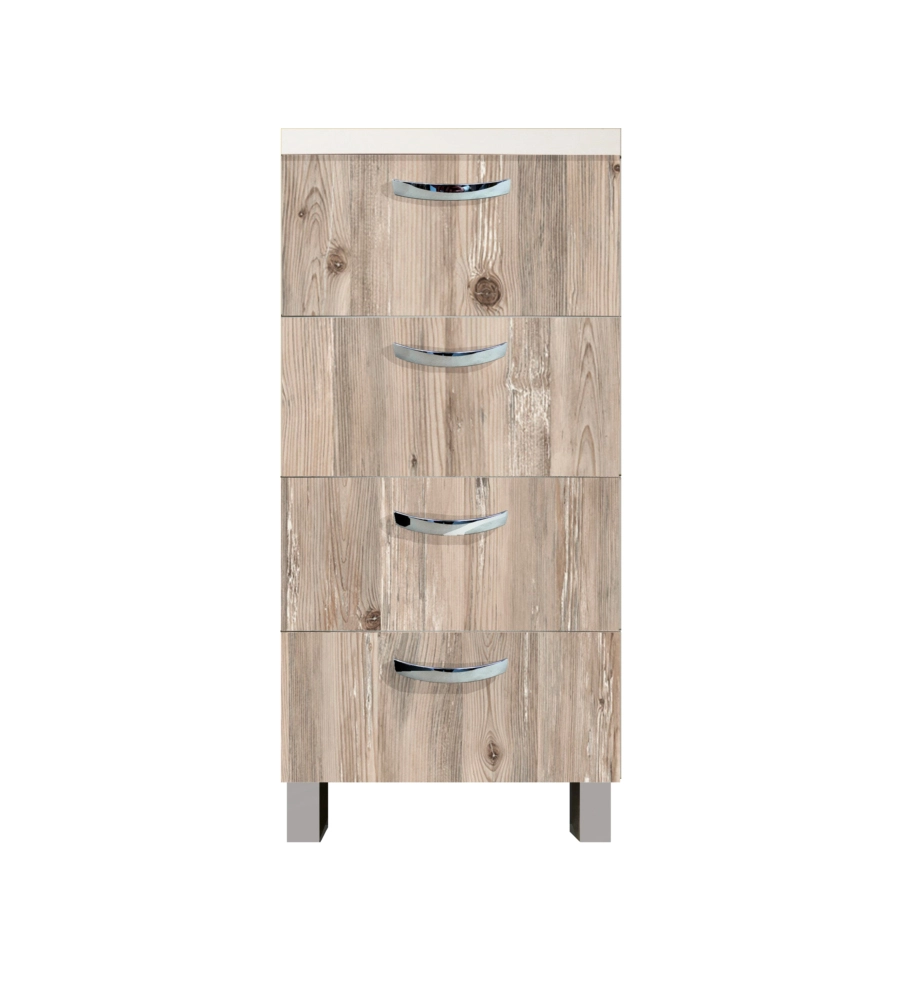 BASE CUCINA CON 4 CASSETTI "EASY PLUS", 40 CM