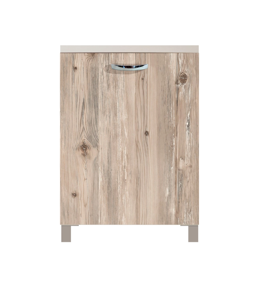 BASE CUCINA CON ANTA E RIPIANO "EASY", 60 CM