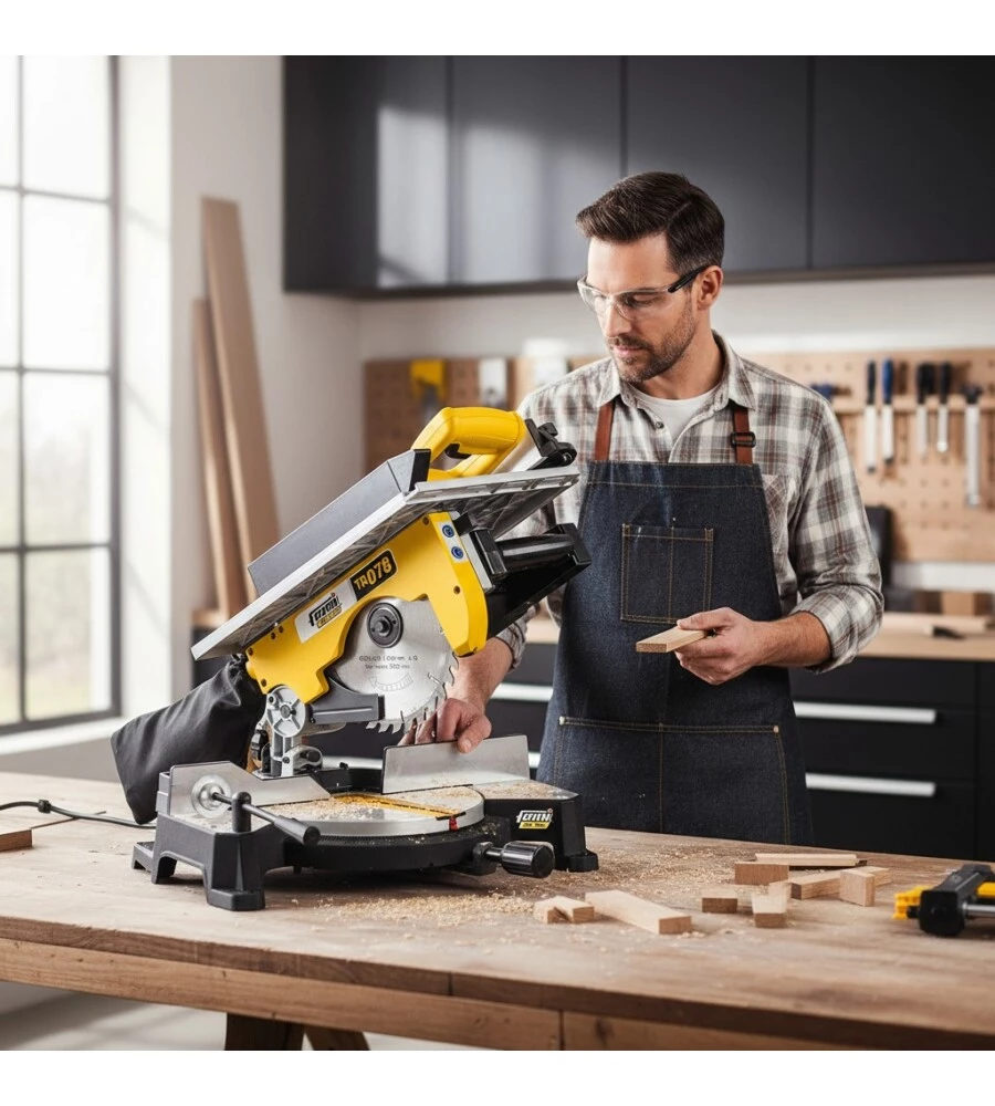 TRONCATRICE CON SEGA CIRCOLARE FEMI "TR078 JOB LINE" 250 MM 1800 W