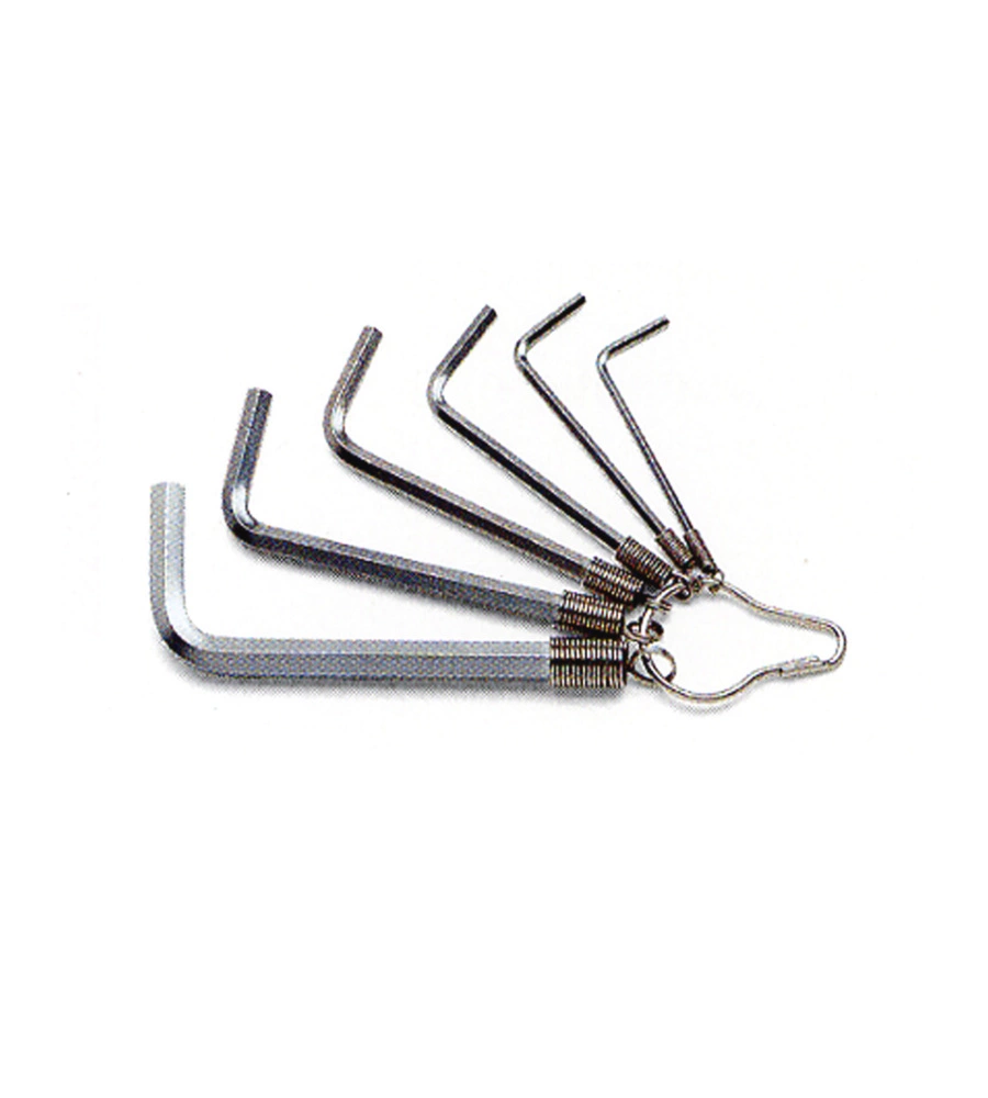 SET DI 6 CHIAVI MASCHIO ESAGONALI - PIEGATE CROMATE - BETA 96/ST