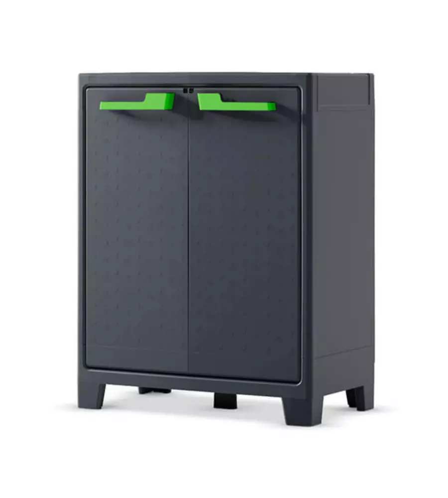 ARMADIO BASSO KETER "MOBY"  IN RESINA GRAFITE 80X44X100 CM