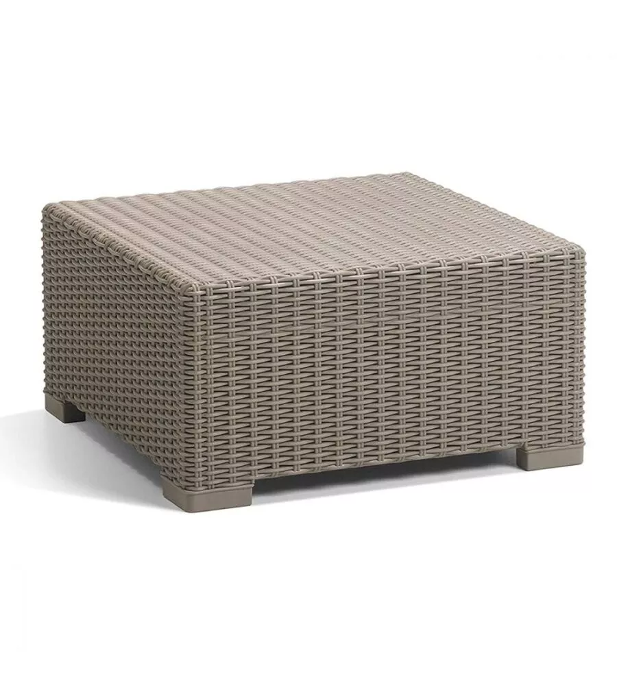 TAVOLINO DA ESTERNO CALIFORNIA COLOR CAPPUCCINO, 68X68X35 CM - KETER