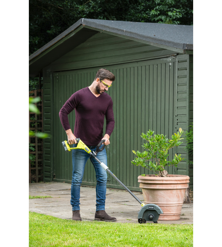 TAGLIABORDI A BATTERIA RYOBI "RY18EGA-0" 18V, SOLO CORPO MACCHINA