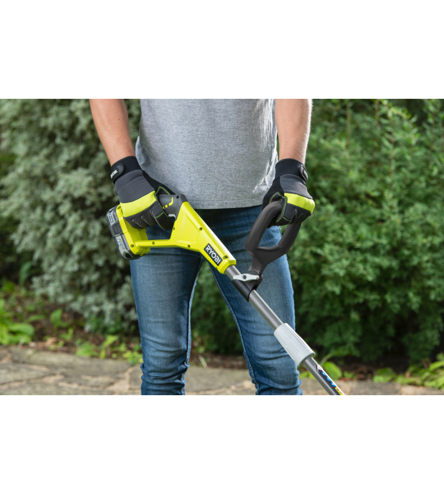 TAGLIABORDI A BATTERIA RYOBI "RY18EGA-0" 18V, SOLO CORPO MACCHINA