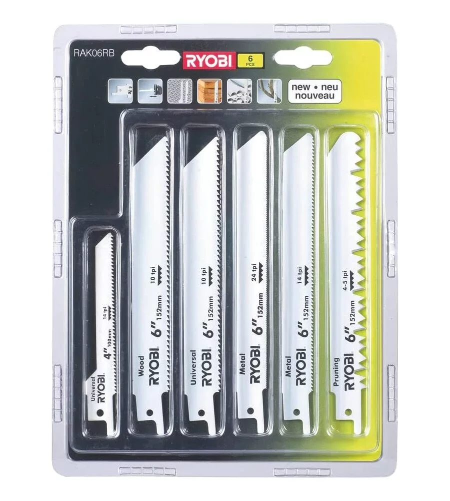 LAME DI RICAMBIO PER SEGA A GATTUCCIO RYOBI RAK06RB - RYOBI