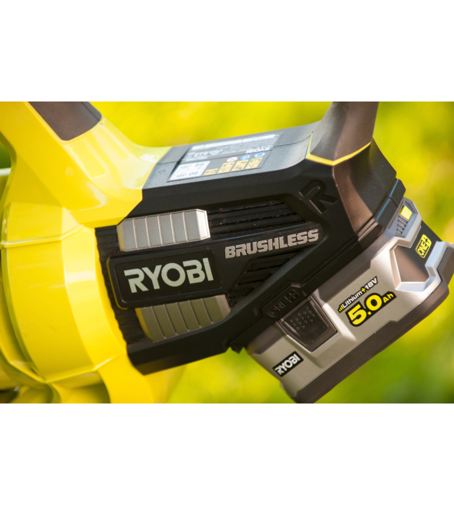 SOFFIATORE ASPIRATORE A BATTERIA RYOBI "OBV18" 18V, SOLO CORPO MACCHINA