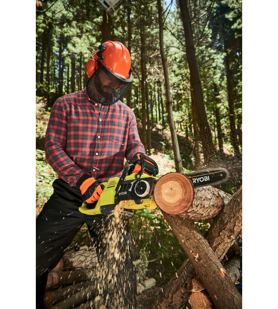 MOTOSEGA A BATTERIA RYOBI "RY36CSX35A-0" BARRA OREGON 35 CM 36V, SOLO CORPO MACCHINA