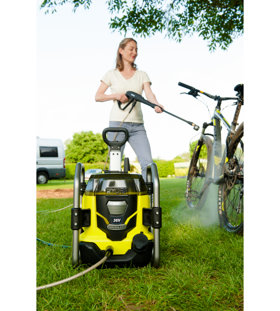 IDROPULITRICE ELETTRICA A FREDDO RYOBI "RPW36120HI" 120 BAR 320 L/H 36 V, SOLO CORPO MACCHINA