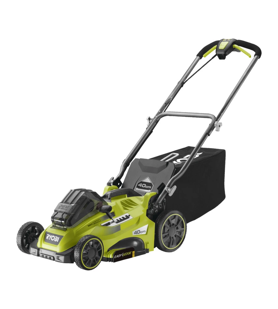 TAGLIAERBA A BATTERIA TRAZIONATO RYOBI "RLM36X41H50PG" TAGLIO 40 CM 36V, BATTERIA 5.0 AH INCLUSA