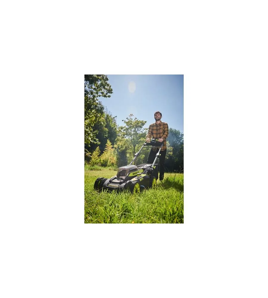 TAGLIAERBA A BATTERIA TRAZIONATO RYOBI "RY36LMX51A-160" TAGLIO 51 CM 36V, BATTERIA 6.0 AH INCLUSA