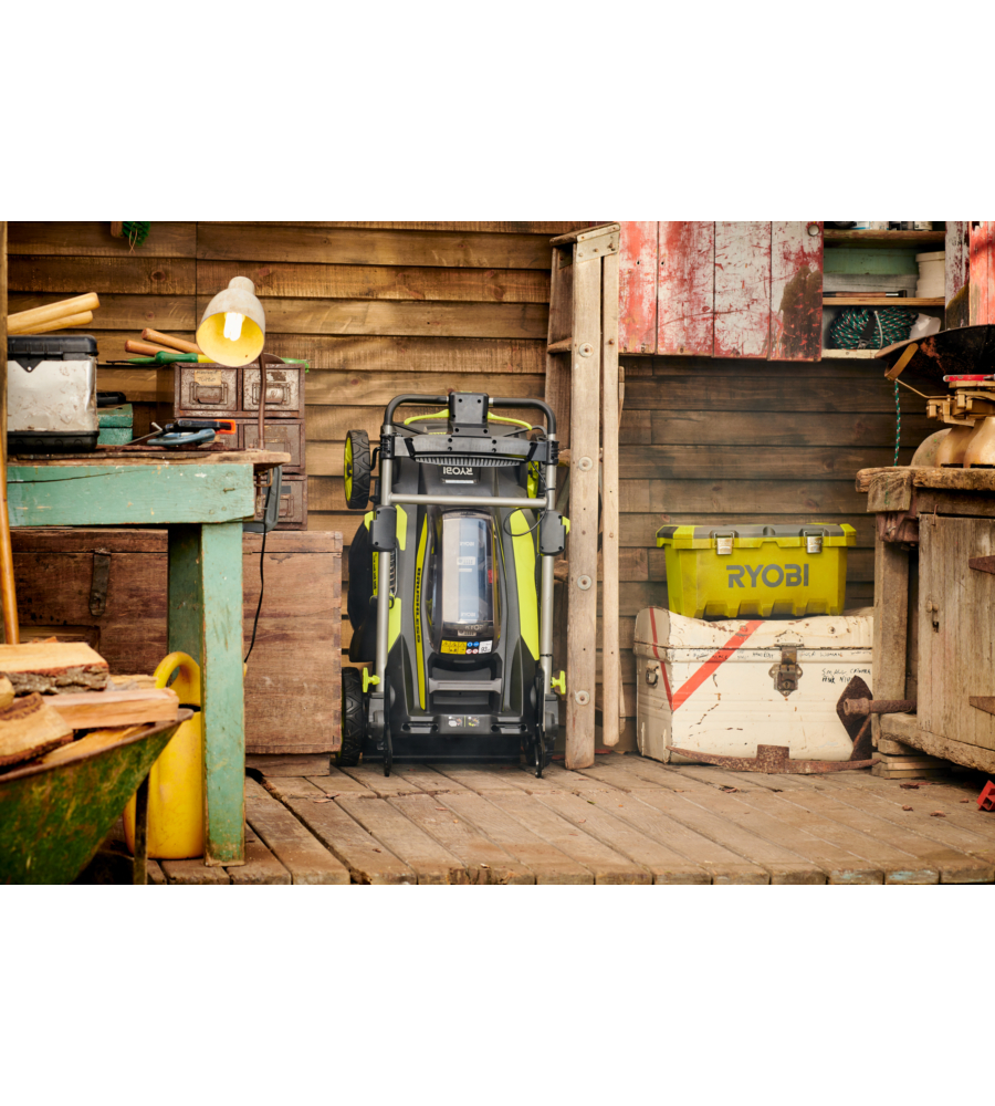 TAGLIAERBA A BATTERIA TRAZIONATO RYOBI "RY36LMX51A-160" TAGLIO 51 CM 36V, BATTERIA 6.0 AH INCLUSA