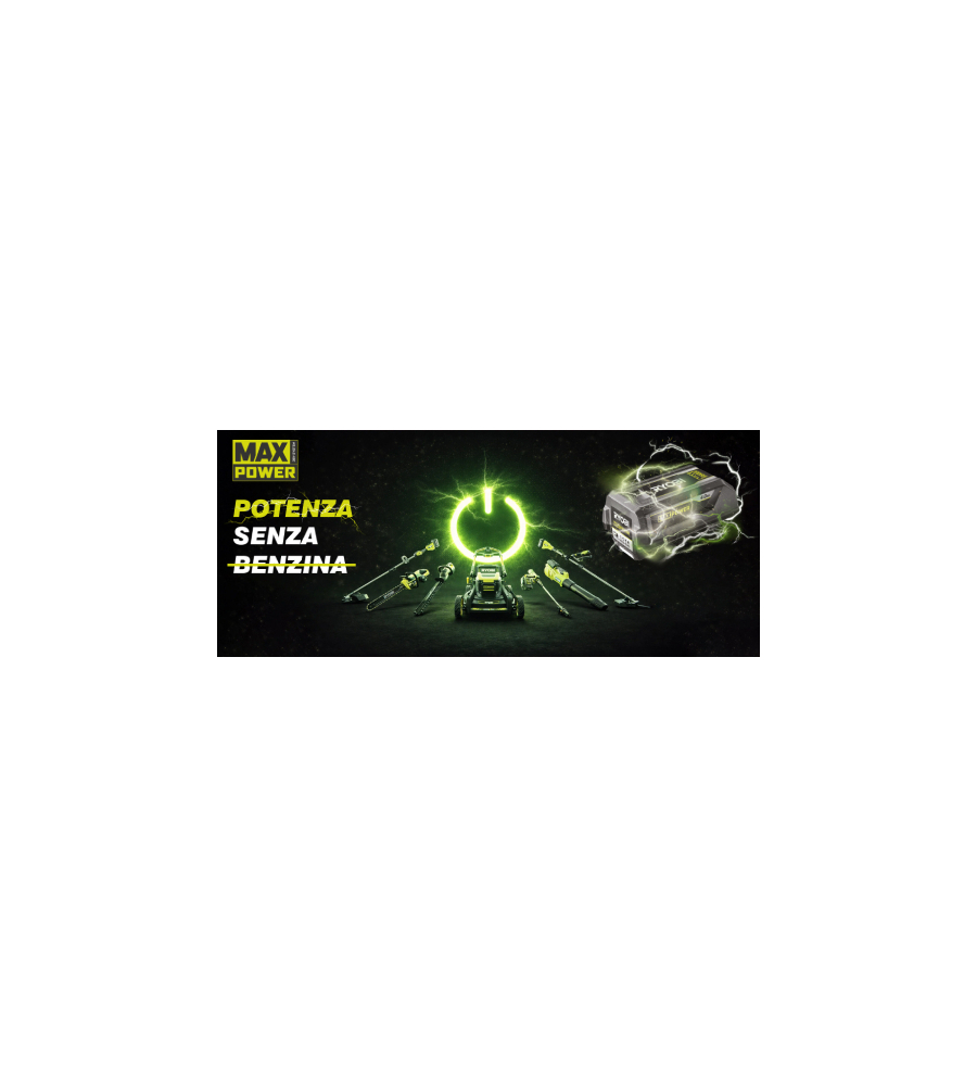 MOTOSEGA A BATTERIA RYOBI "RY36CSX35A-150" BARRA OREGON 35 CM 36V BATTERIA 5AH INCLUSA